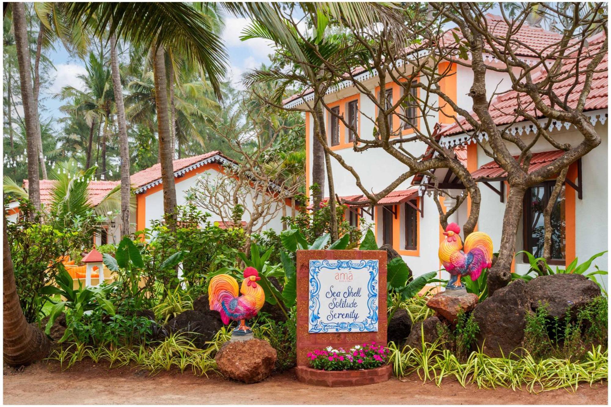 Amã Stays & Trails Aguada Shell Villa , Goa Candolim Kültér fotó
